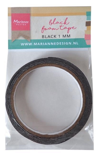  Marianne Design Black Foam Tape 1x12mm 200cm